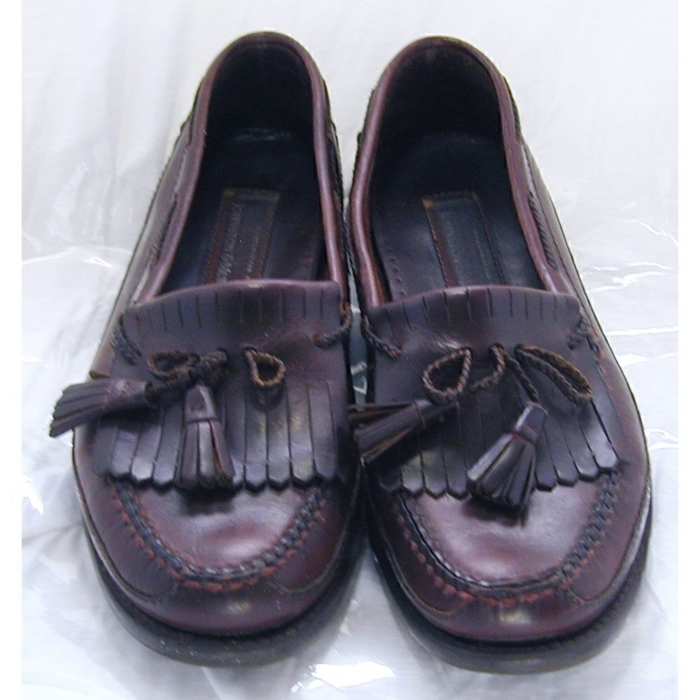 Johnston & Murphy Brown Tassel Loafers
